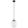Lampa wisząca nad wyspę Esme 5670 bubble zwis ball biała czarna