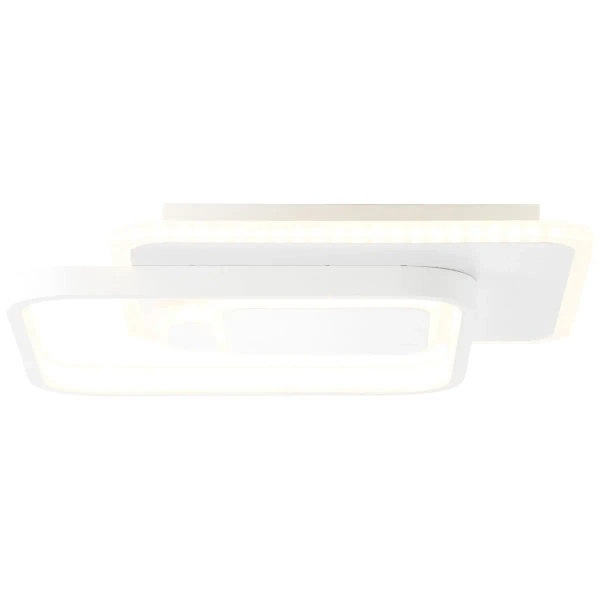 Plafon do sypialni Geron G97128/05 LED 24W 3000K kwadratowy biały