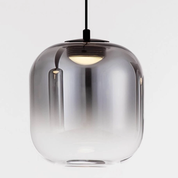 Wisząca lampa do salonu ANUCO LE44610 LED 3W 3000K szklana szara