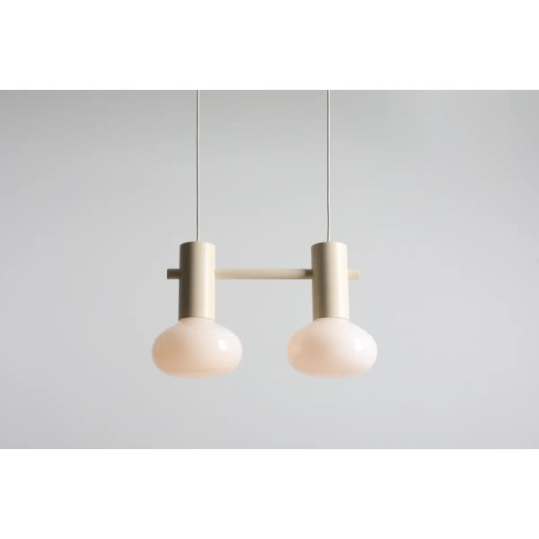 Podwójna lampa wisząca na korytarz Flo 2 Cream 7000H9_S beżowy