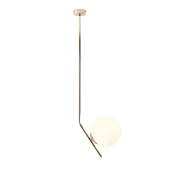 Lampa sufitowa Gallia 1095PL_G30_L kulista do salonu nad stół złota