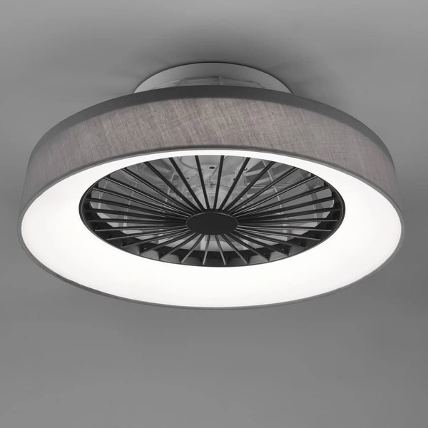 Ledowy plafon z wentylatorem FARSUND R62662111 RL Light 30W 3000-6500K ściemniany szary