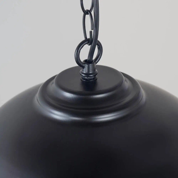 Industrialna lampa wisząca Colman COLMAN-BL do jadalni czarny złoty