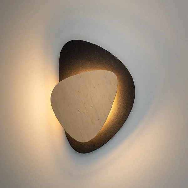 Ścienna lampa do kuchni Pedra 40868 LED 7W 3000K naturalna czarna