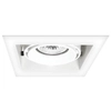 Minimalistyczna lampa wpuszczana Merano LP-2790/1RS WH frame sufitowa biała