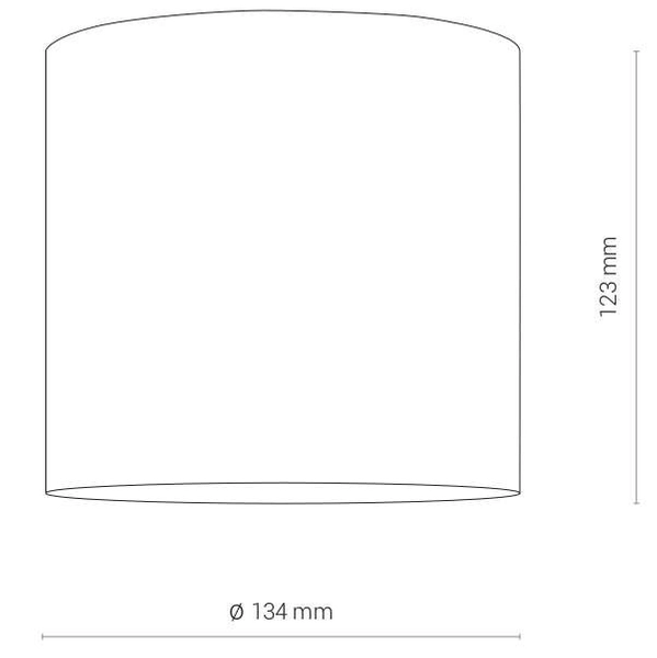 Plafon LAMPA sufitowa IOS 8743 Nowodvorski okrągła OPRAWA downlight LED 20W 4000K tuba metalowa biała
