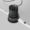 Wpuszczana ledowa oprawa Wise DL057-7W3K-B czarna
