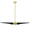 Lampa wisząca APOLLO MD21419-2M.BLACK.GD czarna złota