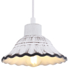 Ścienna LAMPA prowansalska JOWITA 54050W Globo ceramiczna OPRAWA kinkiet shabby biały