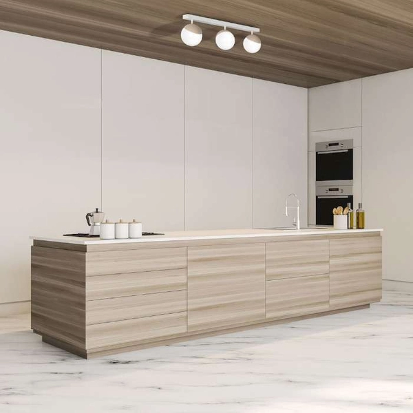 Skandynawska LAMPA sufitowa SFERA WOOD MLP5427 Milagro loftowa OPRAWA plafon szklane kule białe drewno