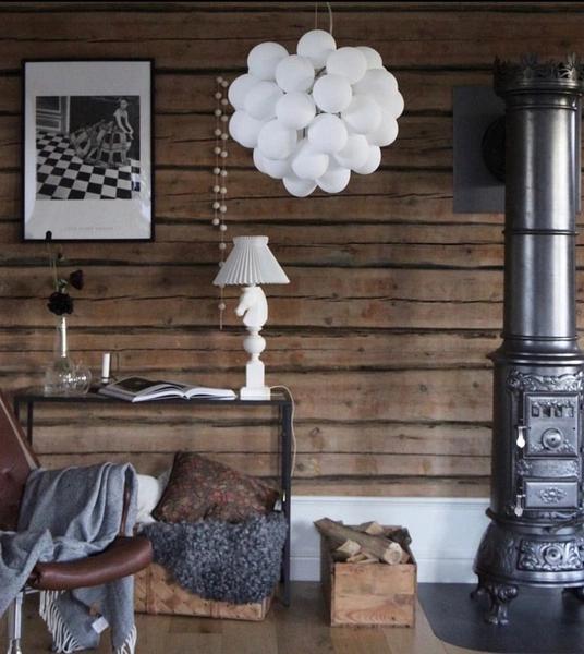 Wisząca lampa szklana Gross kule balls biała nad stół