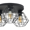 Lampa sufitowa druciana Diamond 6205 TK Lighting loftowa klatka czarna