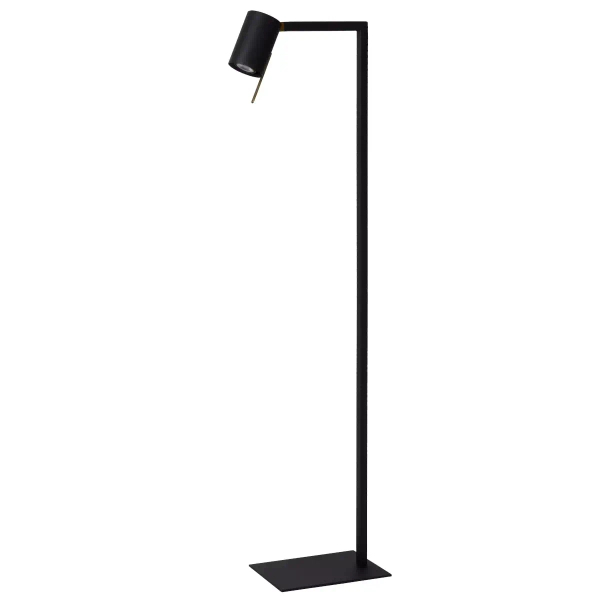 Stojąca lampa salonowa Lesley 03725/01/30 Lucide tuba metalowa czarna