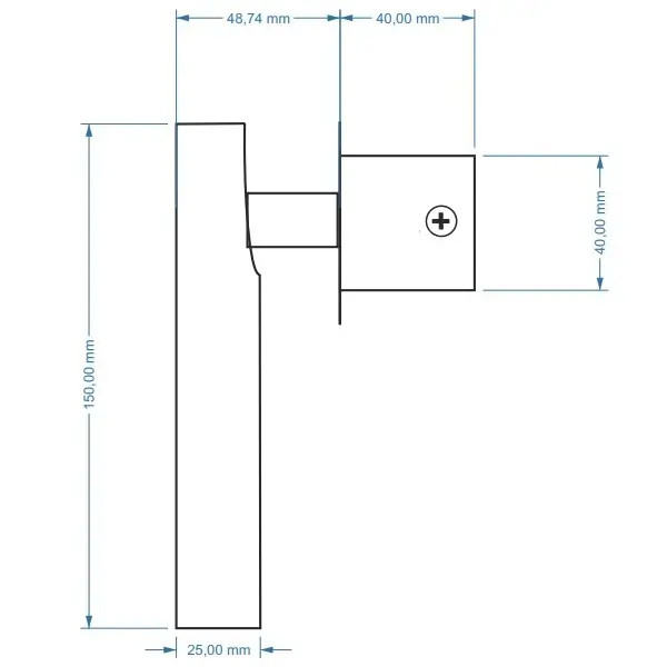 Podłużna lampa ścienna Hotel Mood 41366 z włącznikiem na listwie czarny