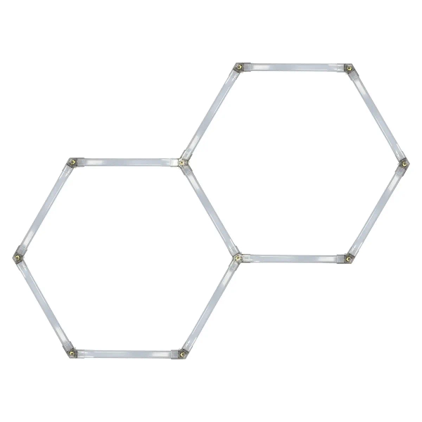Garażowa lampa sufitowa Geometric LP-0209/2C 4K LED 4000K IP44 biały