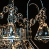 Żyrandol LAMPA wisząca Barcelona 6248/4 8C Elem pałacowa OPRAWA glamour crystal ZWIS na łańcuchu chrom przezroczysty