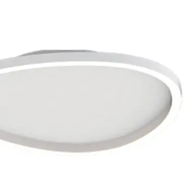 Ściemnialna sufitowa lampa 23206 LED 29W 3000K owalny biały