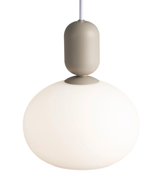 Wisząca lampa Notti 2011003010 Nordlux opalowe szkło kulista biała