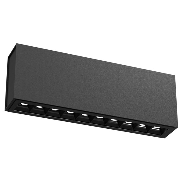Punktowa lampa sufitowa Glare 1041 BROSline LED 2W 3000K prostokątna czarna