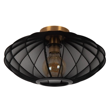 Sypialniana lampa sufitowa Corina 03147/40/30 klosz siatka złota czarna