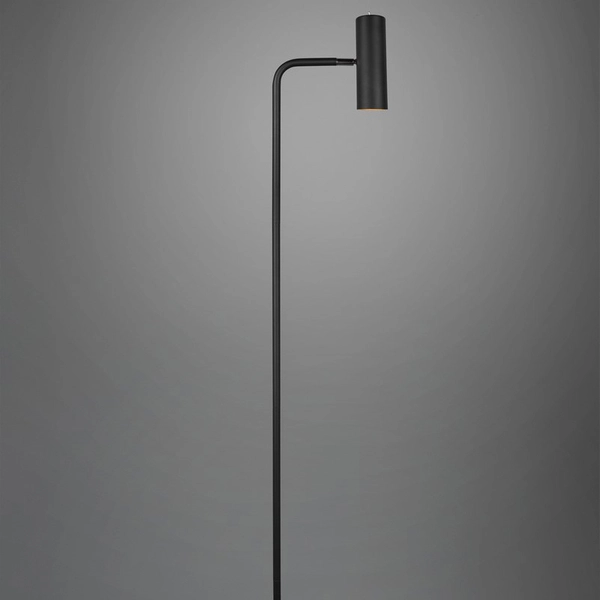 Lampa podłogowa Marley 412400132 czarna tuba stojąca do gabinetu