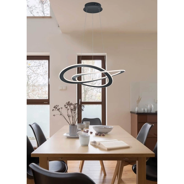 Wisząca lampa nad stół OAKLAND 321710142 LED 52W 3000K antracyt