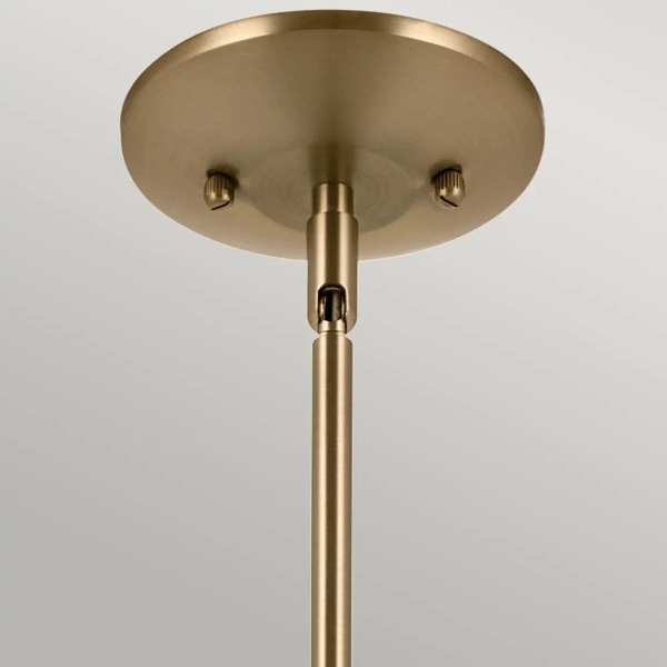 Jadalniana lampa wisząca Deela KL-DEELA-P-CPZ 1 nad stół szampański brąz