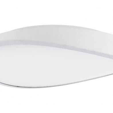 Biała lampa sufitowa Circulo nad łóżko nieregularny kształt