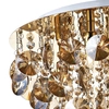 Sufitowa lampa glamour JESTER JES5440 crystals bursztynowy