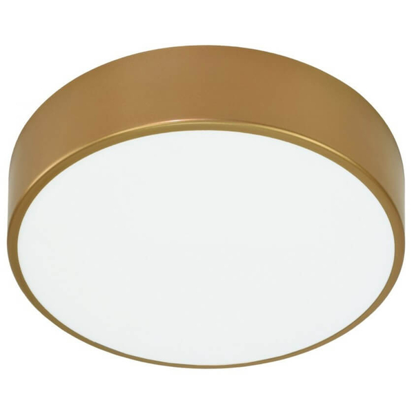 Złota lampa sufitowa 137623619792 okrągła z czujnikiem