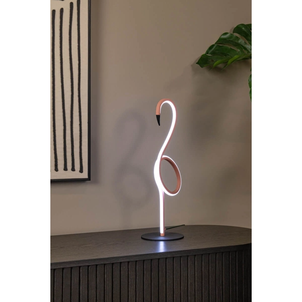 Dekoracyjna lampa stołowa FLAMINGO 05545/06/66 LED 5,5W RGB różowa