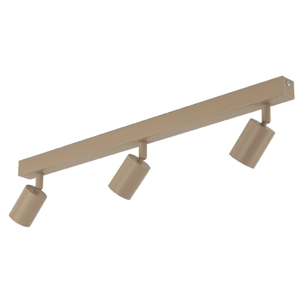 Podłużna lampa sufitowa Nex Sabia 10629 na podsufitce tubki beżowy