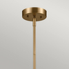 Owalna lampa wisząca Luella KL-LUELLA-4P-BNB Kichler metalowa mosiężna