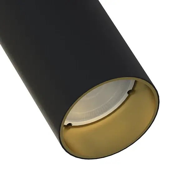 Podtynkowa tubka lampa MONO 7688 na korytarz czarna