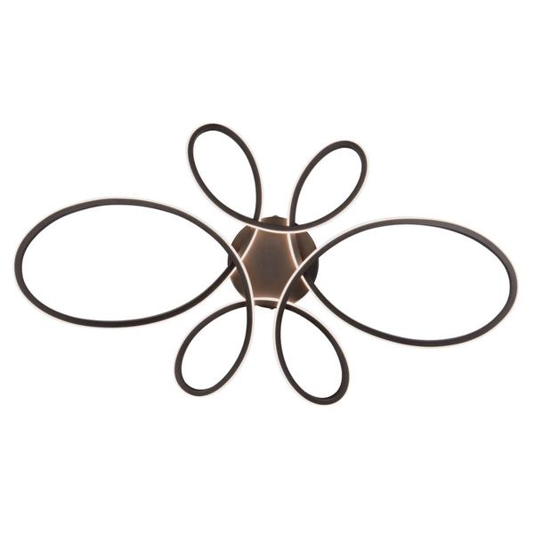 Designerski plafon sufitowy Fly 645619132 LED 32W 3000K czarna biała