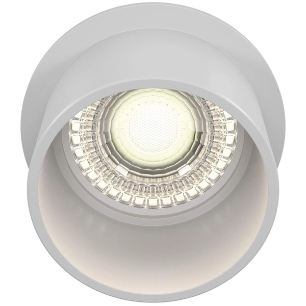 Spot podtynkowy Reif DL050-01W do salonu okrągły biały