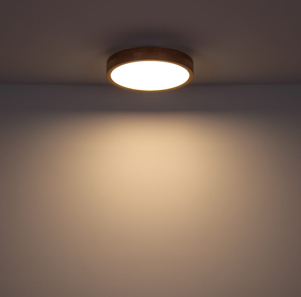 Lampa sufitowa Rainer 41745-24 do pokoju LED 24W 2700-6500K drewniana