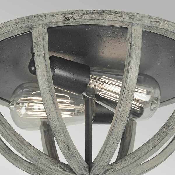 Sufitowa lampa drewniana Allier FE-ALLIER-F-WW Feiss drewno dębowe czarna