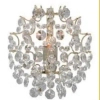 Ścienna LAMPA glamour ROSENDAL 102334 Markslojd okrągła OPRAWA kinkiet pałacowy kryształki crystals przezroczyste złote