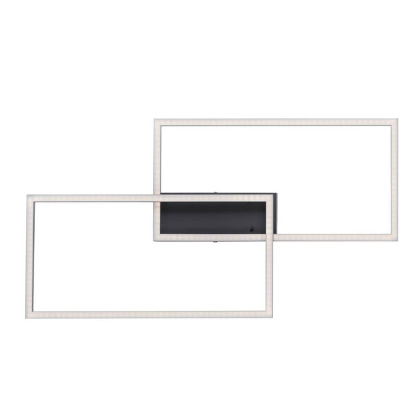 Lampa sufitowa ściemnialna IVEN 14140-18 LED 13,5W 2200-5000K czarny biały