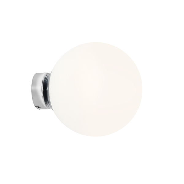 Okrągła lampa ścienna Ball 1076C4_M Aldex szklana do salonu chrom