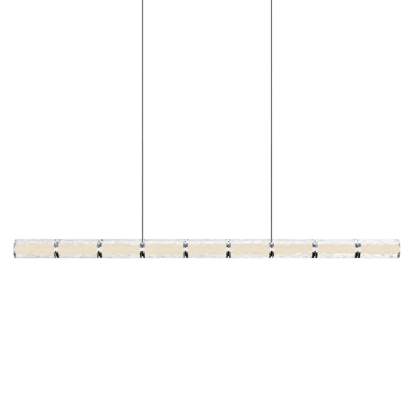 Industrialna lampa wisząca Love P0647 LED 37W 3000K belka srebrny