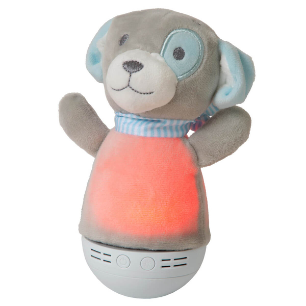 Lampka nocna piesek Dolly 77500/01/36 LED RGB 4,5W niebieska szara
