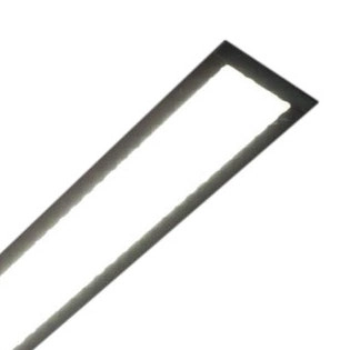 Liniowa Lampa Lupinów 2120011203-1 Elkim LED 16W 4000K wpustowa czarna