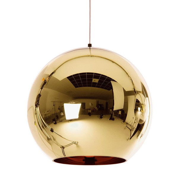 Kulista lampa wisząca Glow ST-9021-S gold Step szkło lustrzane złota