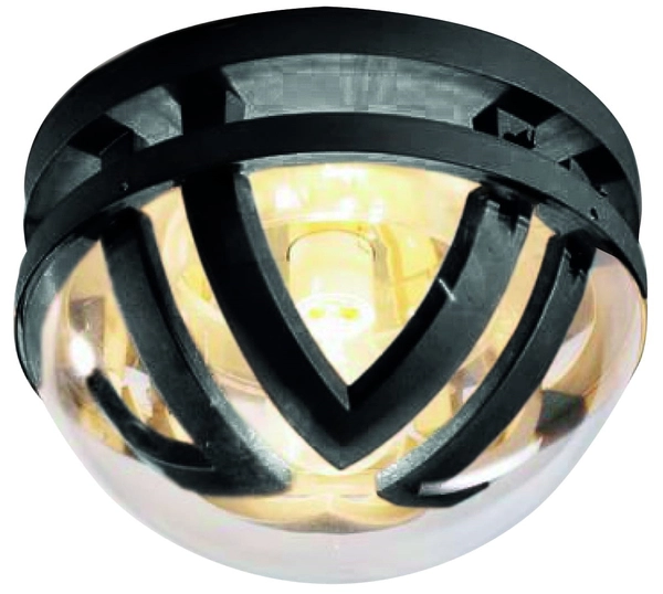 Plafon zewnętrzny okrągły FRIDA-F Elstead nowoczesny na balkon grafit