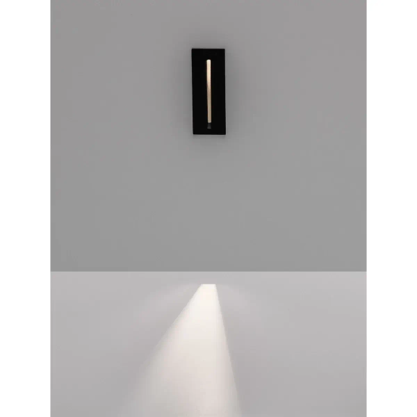 Ścienna lampa wpuszczana na taras CANIVRA LE75328 3W 3000K IP65 antracyt