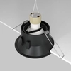 Sufitowe oczko podtynkowe Dot DL028-2-01B metalowe czarne