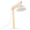Drewniana lampka nocna Oslo 5347 TK Lighting rustykalna regulowana biała