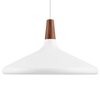 Skandynawska lampa wisząca Nori 2120823001 nad wyspę brązowy biały